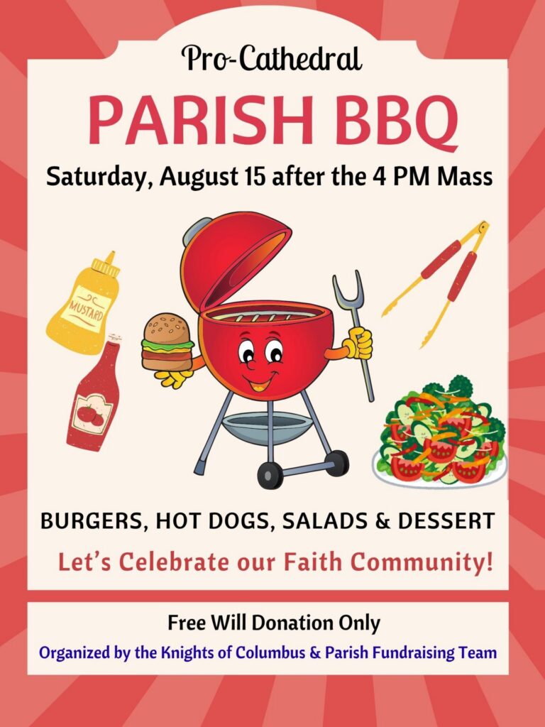 Pro-Cathedral Parish BBQ - August 15 2026